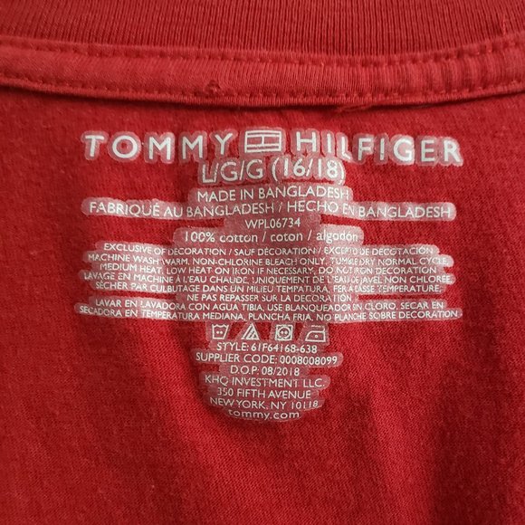 💕 Tommy Hilfiger long sleeve! Size: Large (boys) - Picture 7 of 9